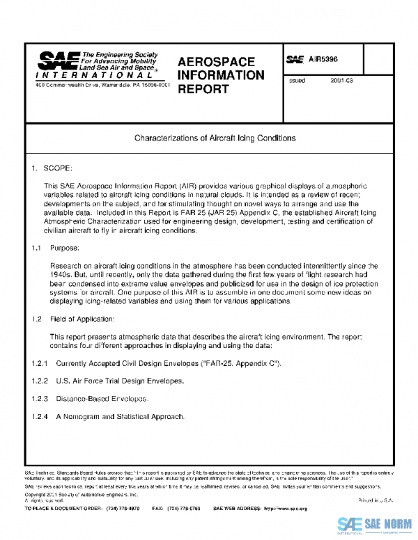 SAE AIR5396 PDF SAE AIR5396 PDF