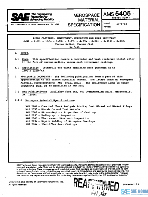 SAE AMS5405 PDF
