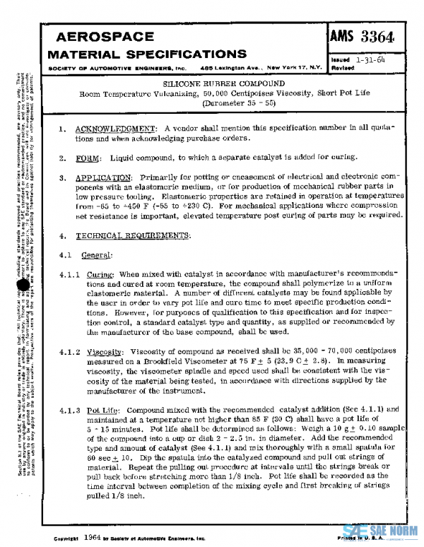 SAE AMS3364 PDF