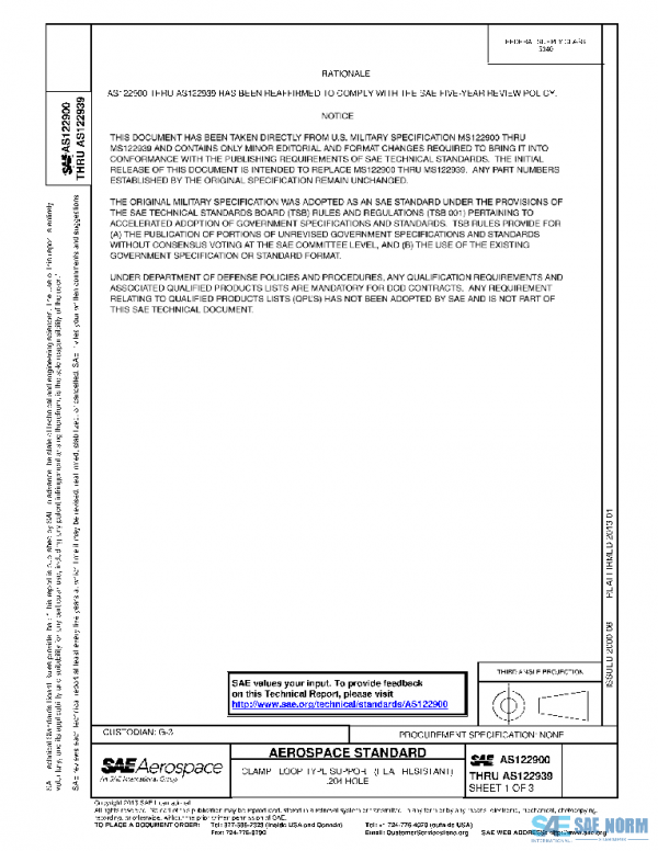 SAE AS122900 PDF