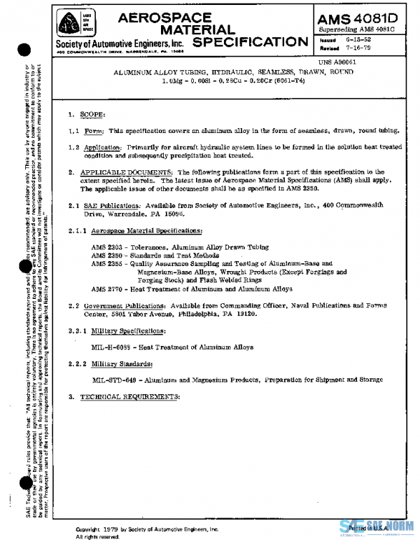 SAE AMS4081D PDF