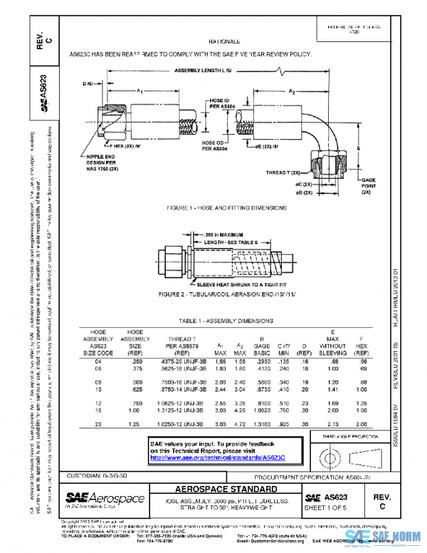 SAE AS623C PDF