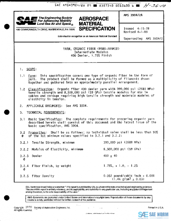 SAE AMS3904/2A PDF