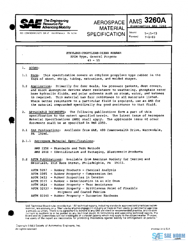SAE AMS3260A PDF