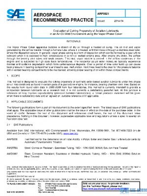 SAE ARP5921 PDF