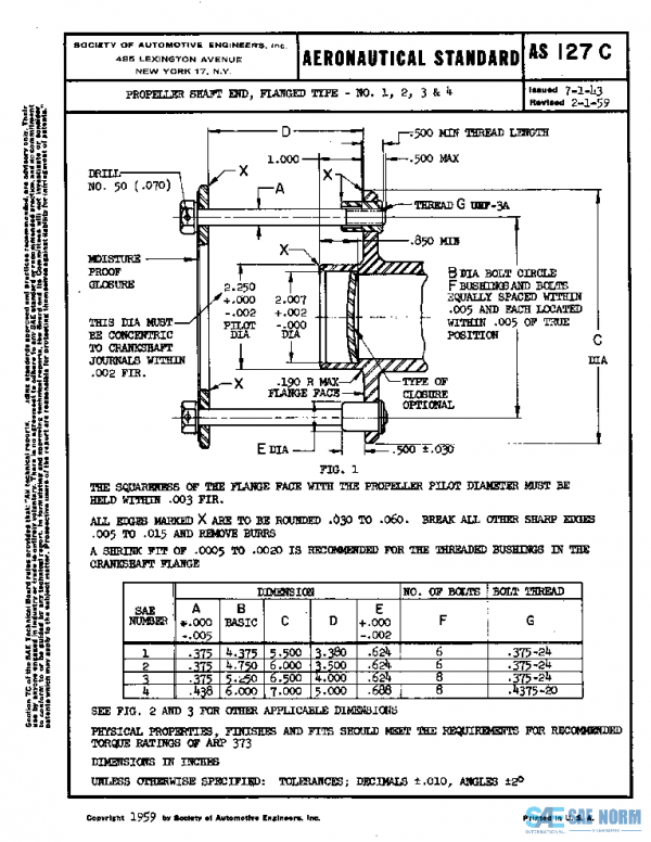 SAE AS127C PDF