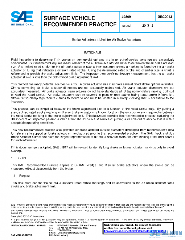 SAE J2899_201312 PDF SAE J2899_201312 PDF