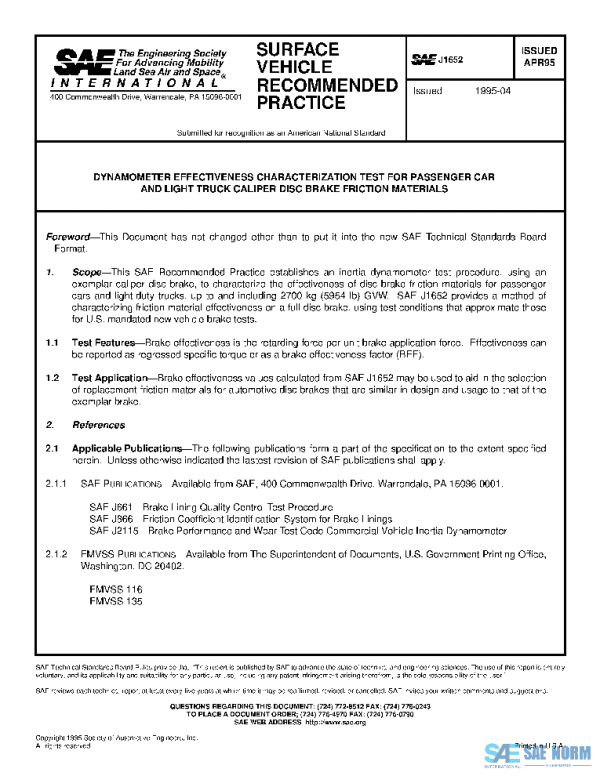 SAE J1652_199504 PDF SAE J1652_199504 PDF