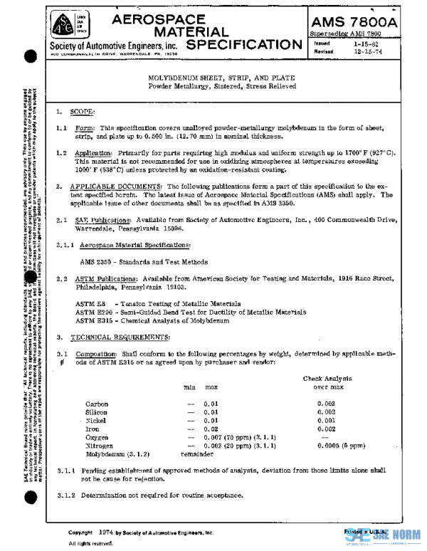 SAE AMS7800A PDF