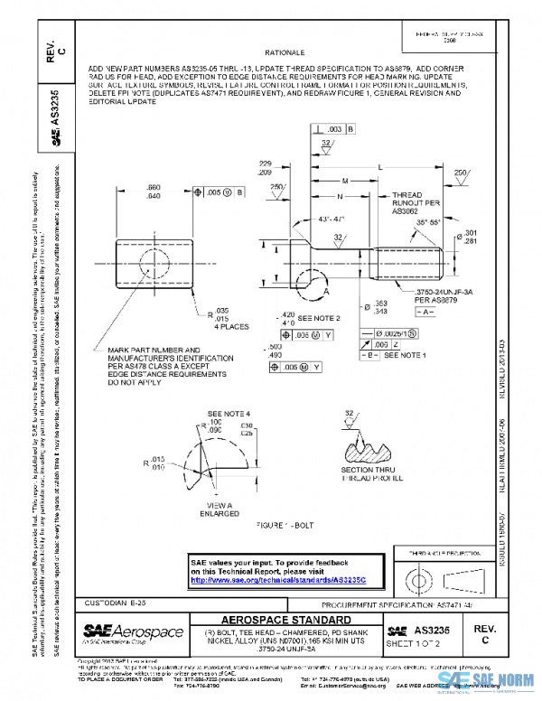 SAE AS3235C PDF SAE AS3235C PDF