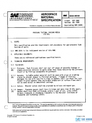 SAE MAM2604B PDF