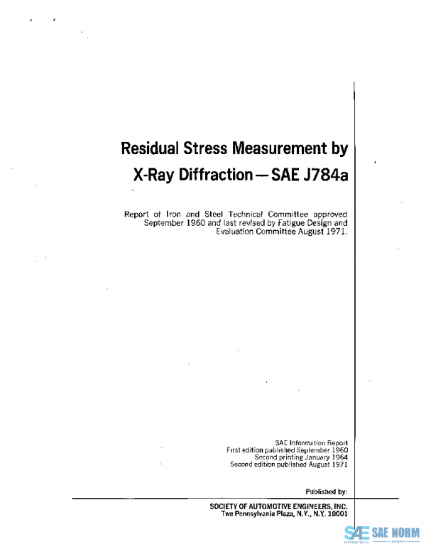 SAE J784A_197108 PDF SAE J784A_197108 PDF