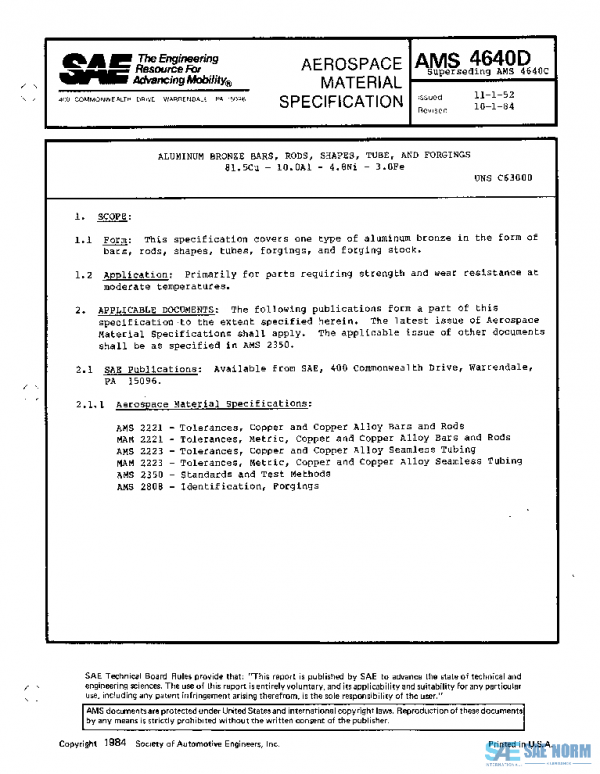 SAE AMS4640D PDF