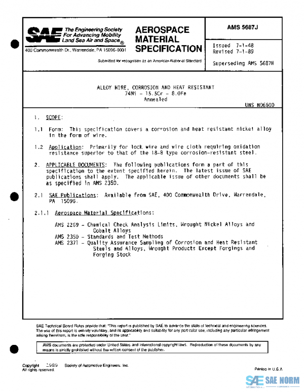 SAE AMS5687J PDF