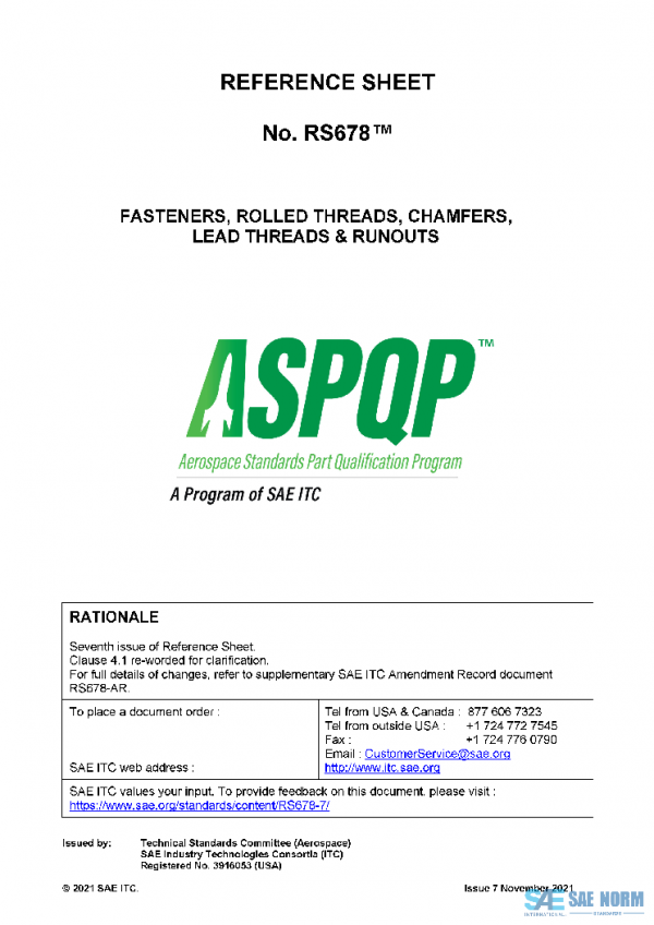 SAE RS678-7 PDF SAE RS678-7 PDF