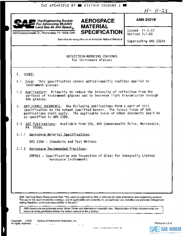 SAE AMS2521B PDF