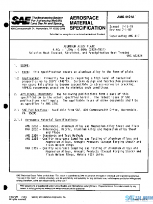 SAE AMS4101A PDF