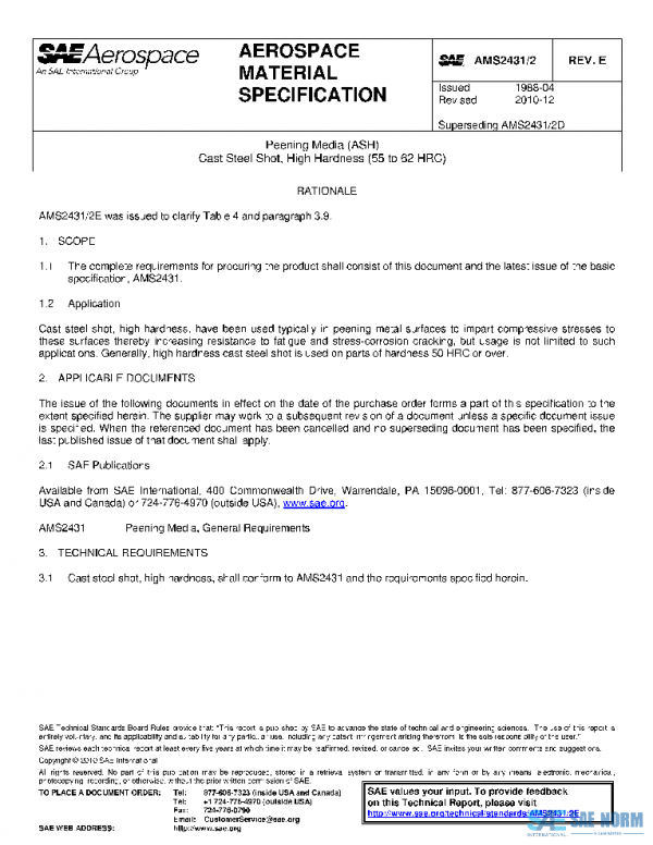SAE AMS2431/2E PDF SAE AMS2431/2E PDF