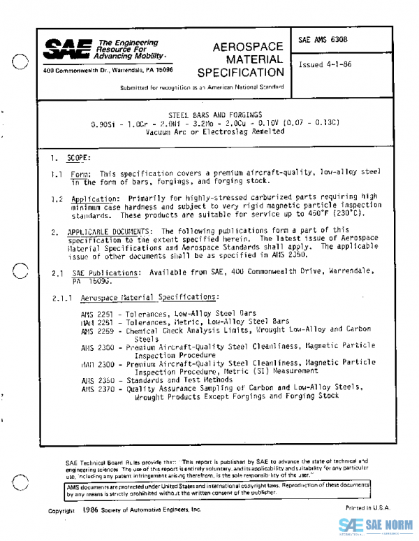 SAE AMS6308 PDF