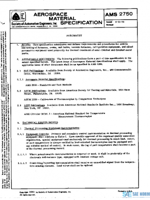 SAE AMS2750 PDF