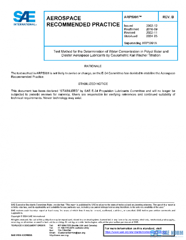 SAE ARP5991B PDF SAE ARP5991B PDF