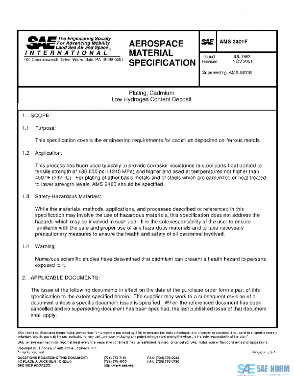 SAE AMS2401F PDF