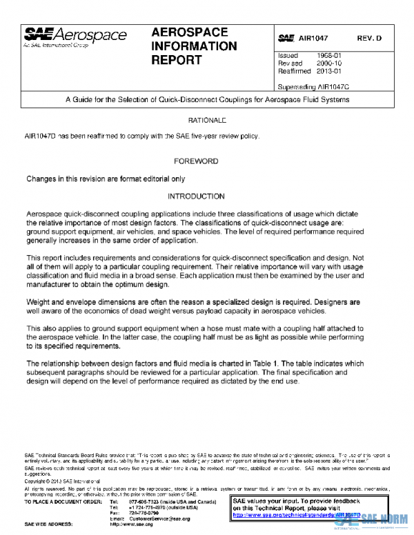 SAE AIR1047D PDF