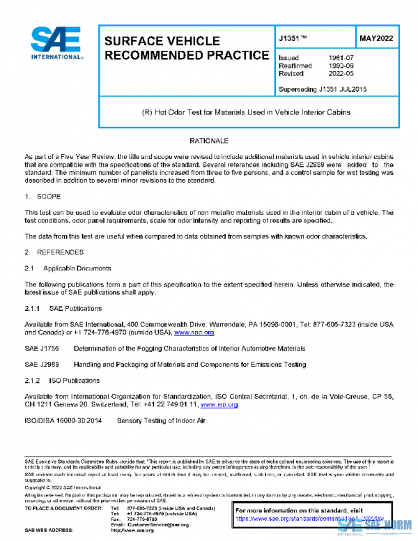 SAE J1351_202205 PDF SAE J1351_202205 PDF