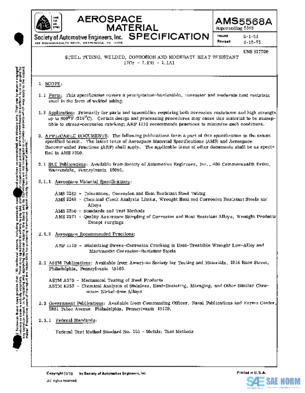 SAE AMS5568A PDF