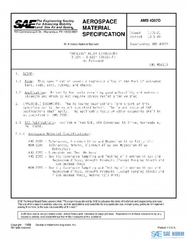 SAE AMS4387D PDF