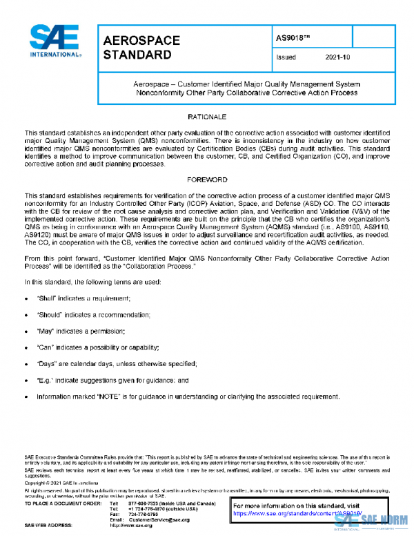 SAE AS9018 PDF