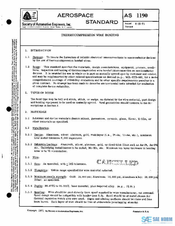 SAE AS1190 PDF