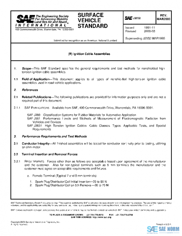 SAE J2032_200003 PDF