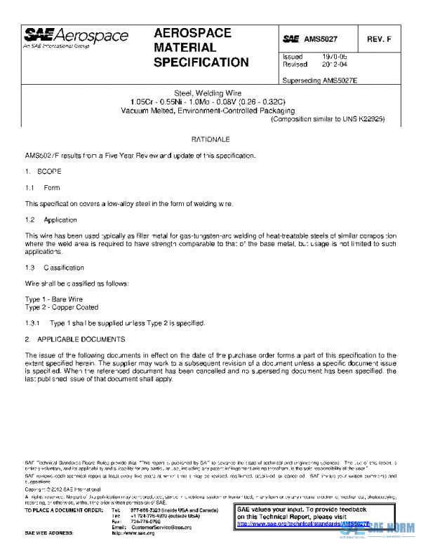 SAE AMS5027F PDF