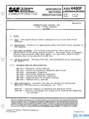 SAE AMS4490F PDF