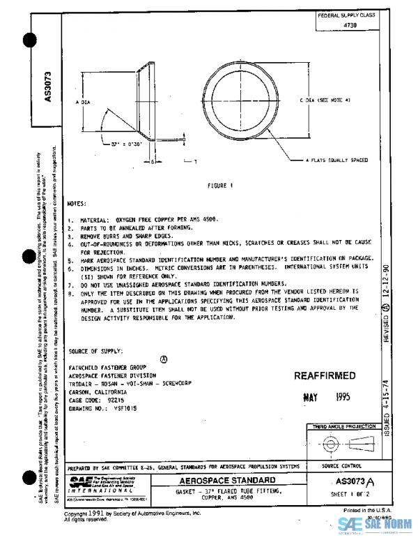 SAE AS3073A PDF