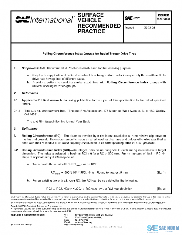 SAE J2523_200303 PDF