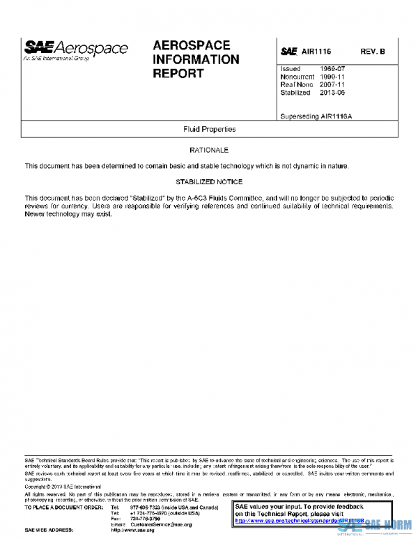 SAE AIR1116B PDF