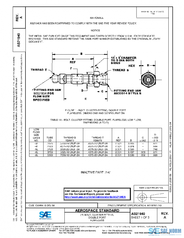 SAE AS21940A PDF