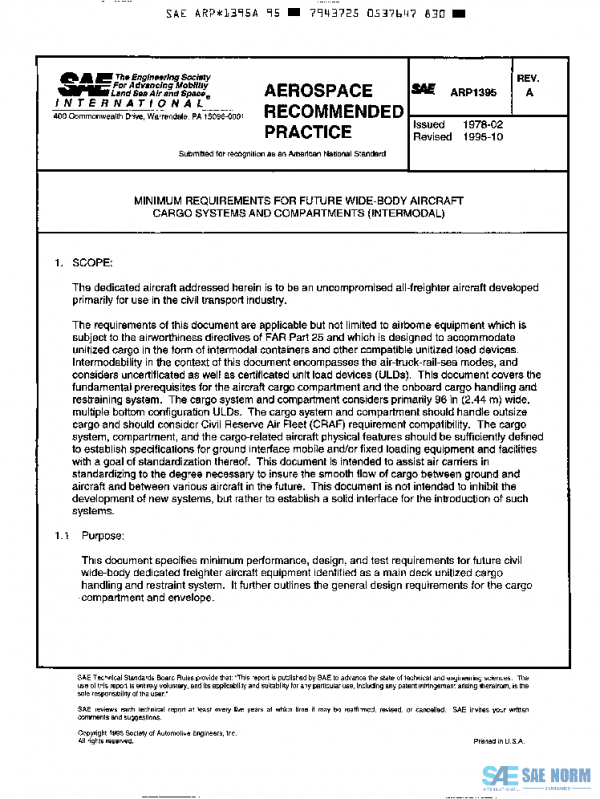SAE ARP1395A PDF
