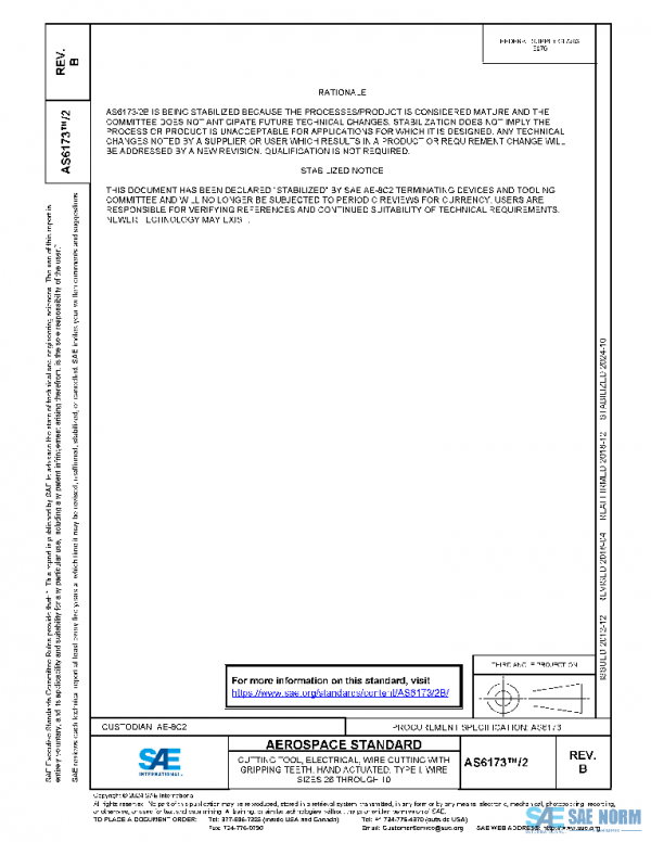 SAE AS6173/2B PDF
