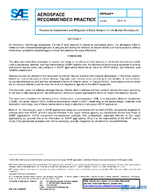 SAE ARP6338 PDF
