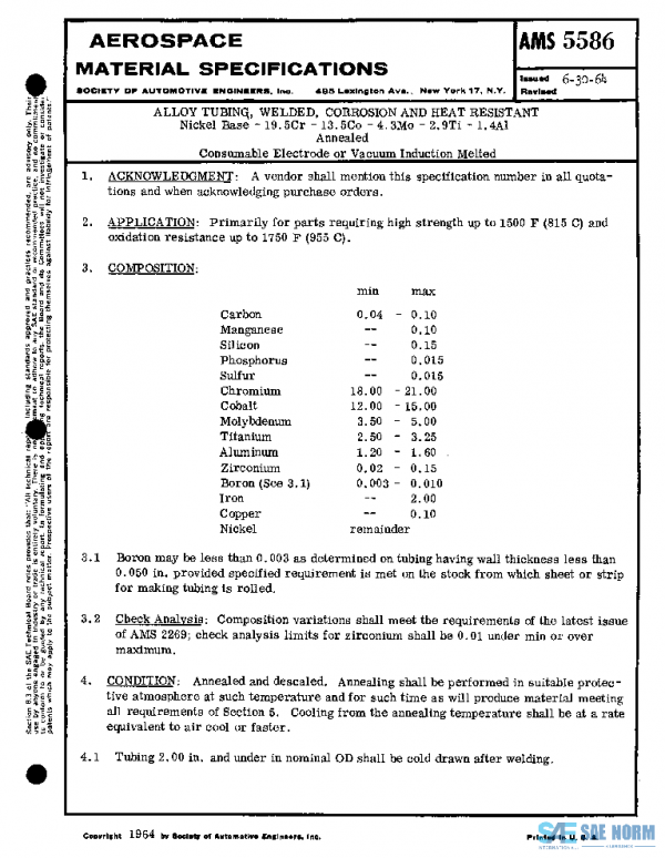 SAE AMS5586 PDF SAE AMS5586 PDF