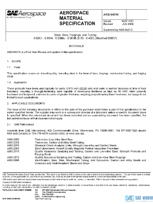 SAE AMS6421E PDF