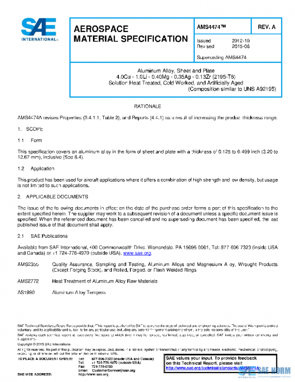 SAE AMS4474A PDF