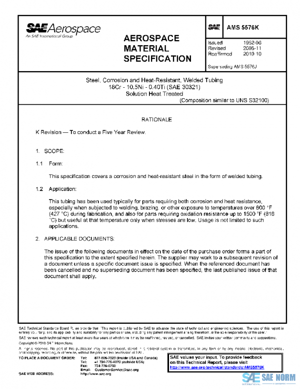 SAE AMS5576K PDF