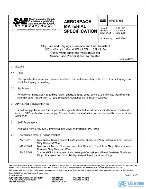 SAE AMS5746E PDF