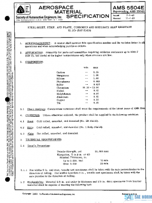 SAE AMS5504E PDF