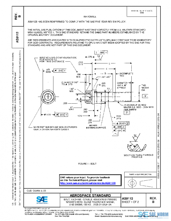 SAE AS9112B PDF SAE AS9112B PDF