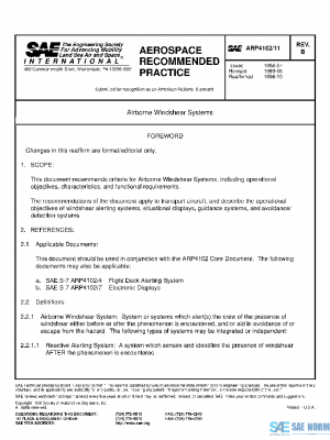SAE ARP4102/11B PDF